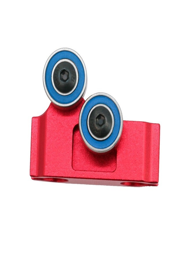 POLANTA Aluminum Center Driveshaft High Speed Support Set for Arrma 1/7 Infraction, Limitless, Felony - Red, Replaces ARA311027 - Image 3